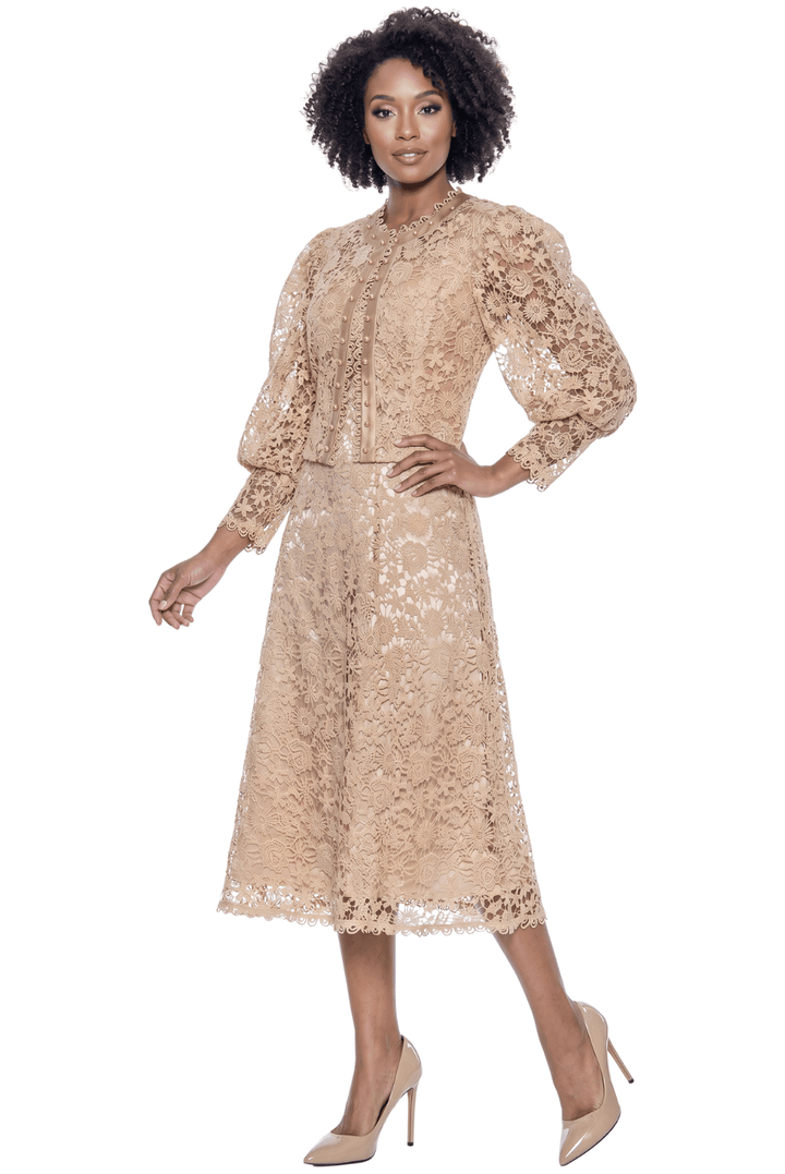 Floral Lace Midi Dress by Terramina - Especially Yours
