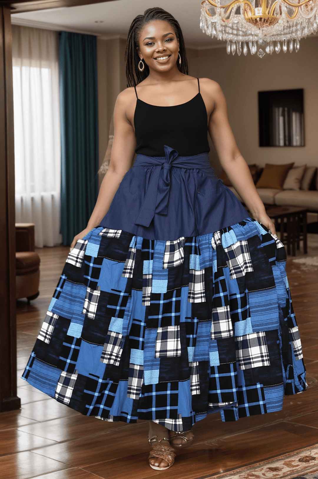 My Party Denim Skirt with a Pazzaz - Especially Yours