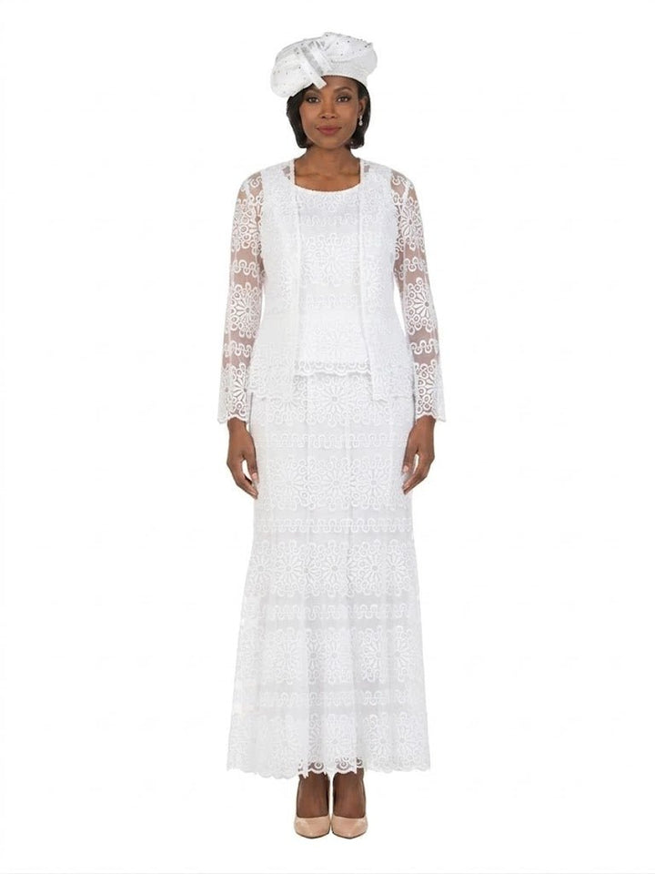 3pc Lux Lace Maxi Skirt Suit - Plus - Especially Yours