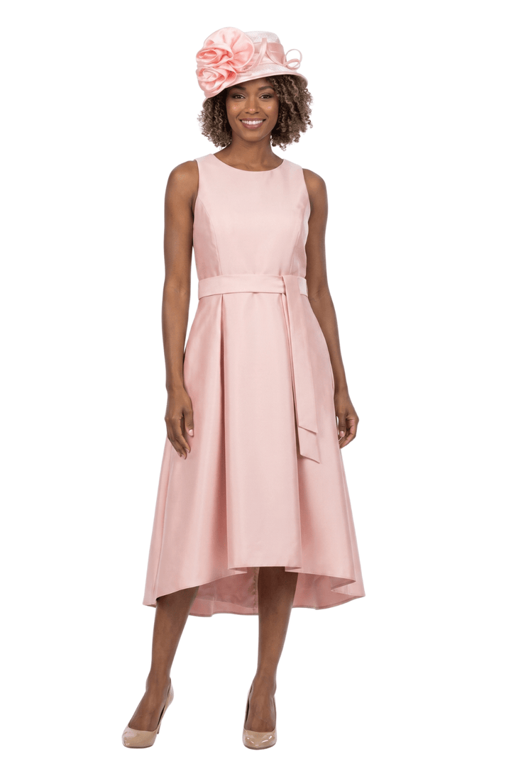 Sleeveless Full Flare Hi-Lo Drs w/ Styling Belt - Especially Yours