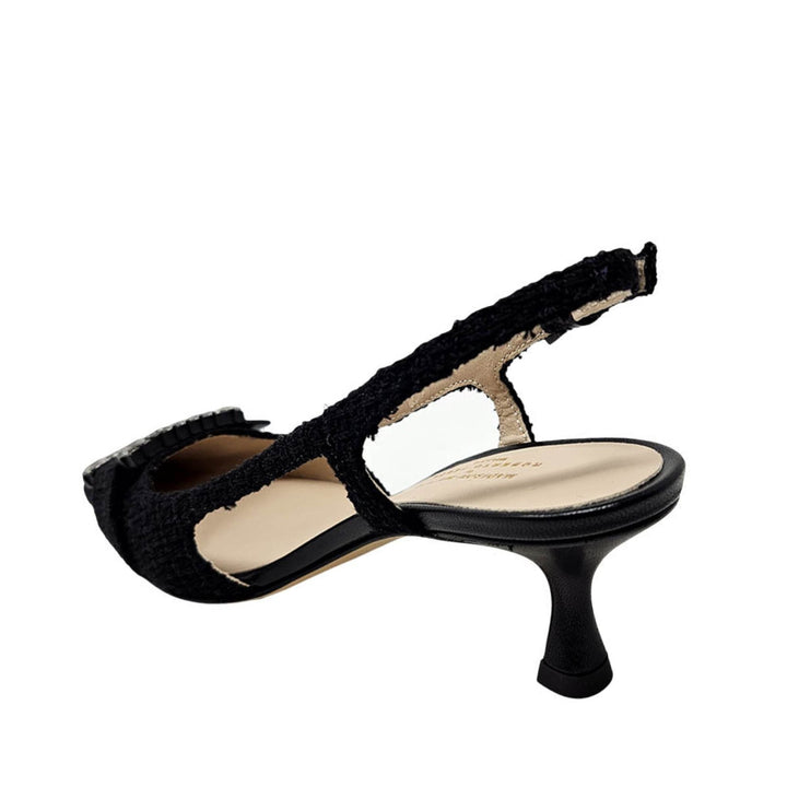 Atena Black Heel Slingback - Especially Yours