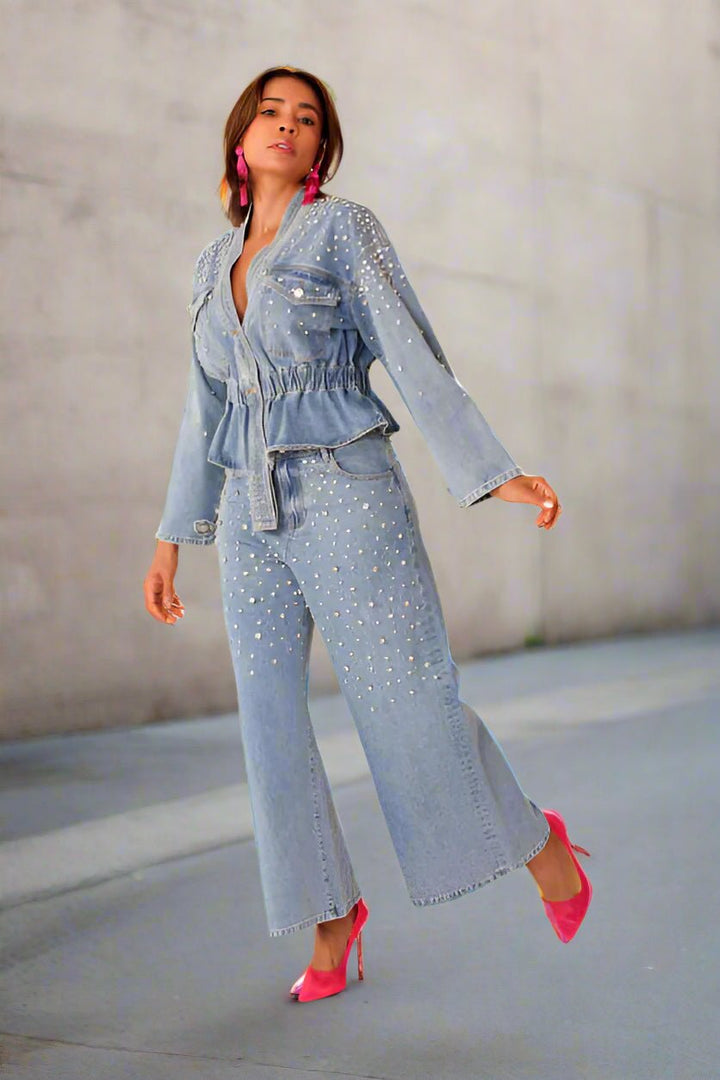 Pearl Rain Wide - Leg Jeans - 82327 - Especially Yours