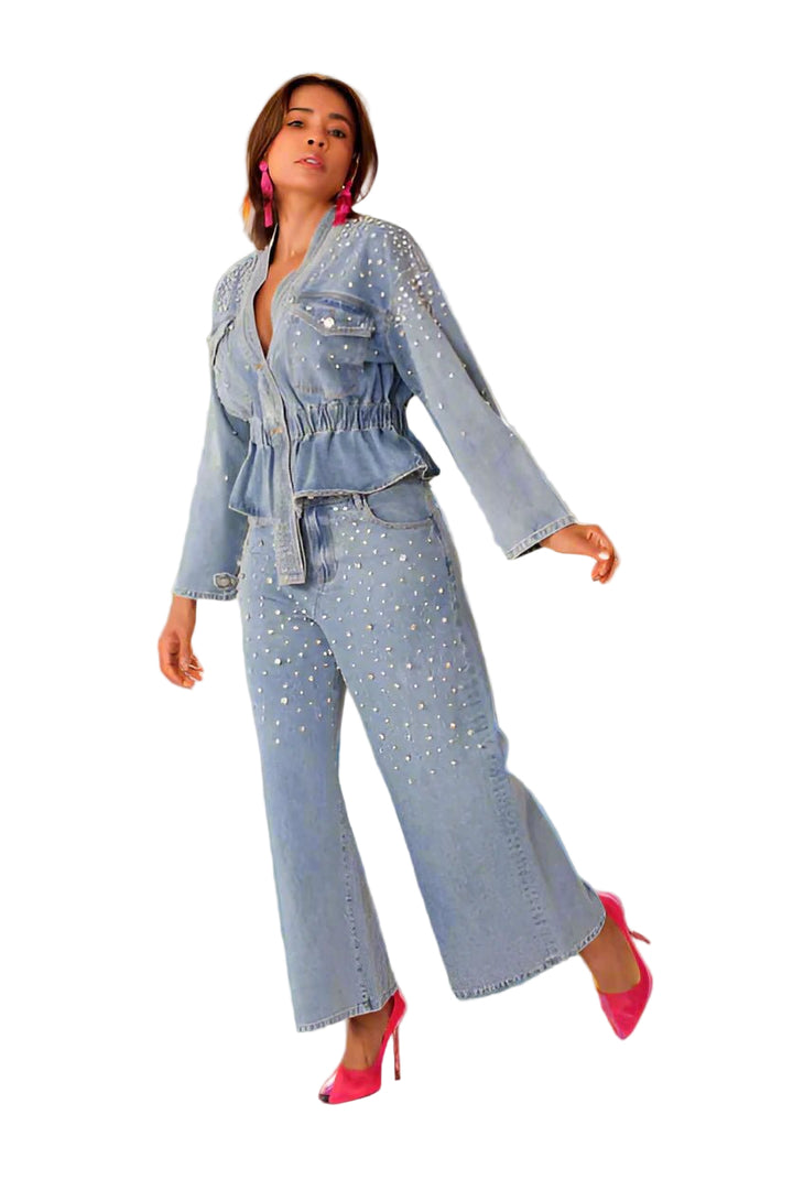 Pearl Rain Wide - Leg Jeans - 82327 - Especially Yours