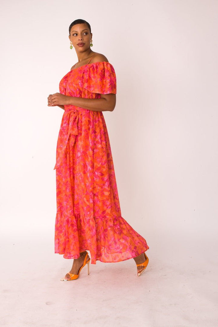 Sunset Bloom Maxi Dress - 82376 - Especially Yours