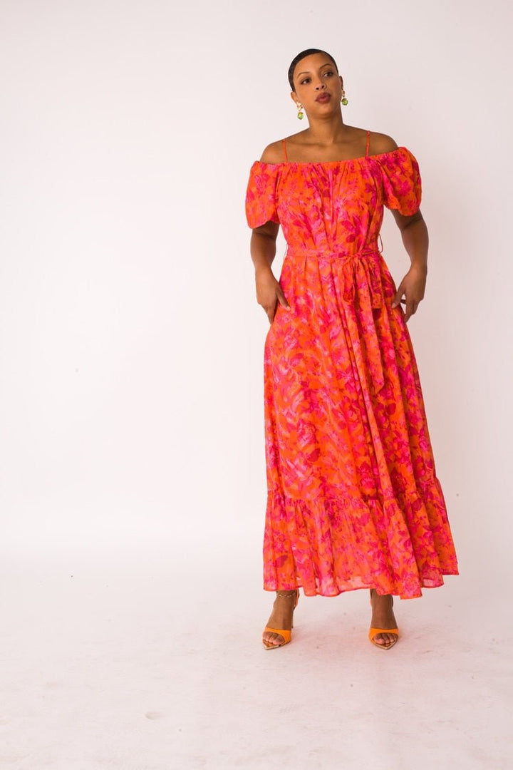 Sunset Bloom Maxi Dress - 82376 - Especially Yours
