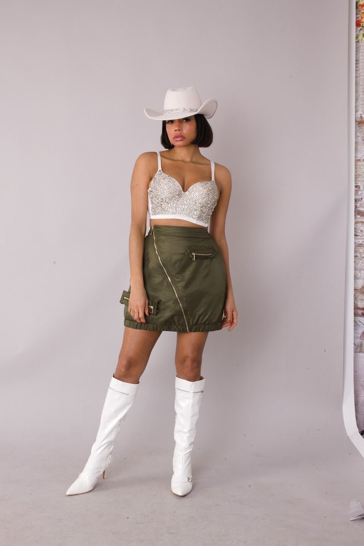 Utility Cargo Mini Skirt - 82405 - Especially Yours