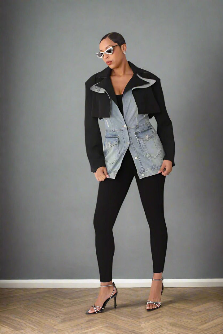 Hybrid Blazer Denim Jacket – Style 82429 | Women’s Chic Jacket - Especially Yours
