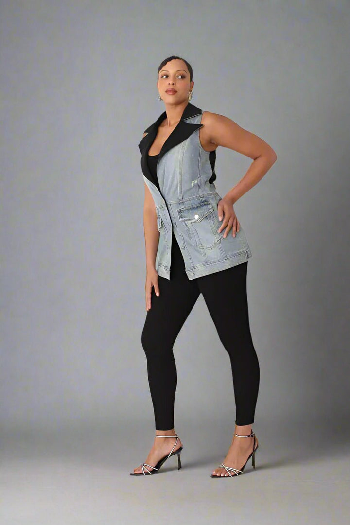 Hybrid Blazer Denim Jacket – Style 82429 | Women’s Chic Jacket - Especially Yours