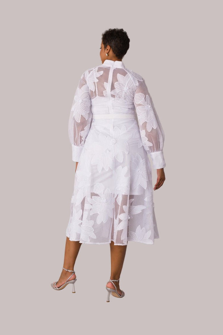 Floral Mesh Two - Piece Dress Set - 82662 - Especially Yours