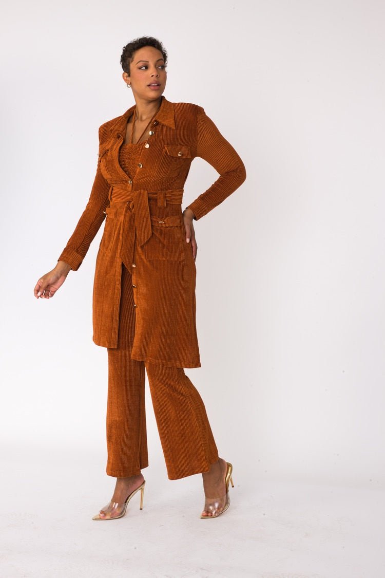 Luxe Corduroy Three - Piece Set - 82664 - Especially Yours