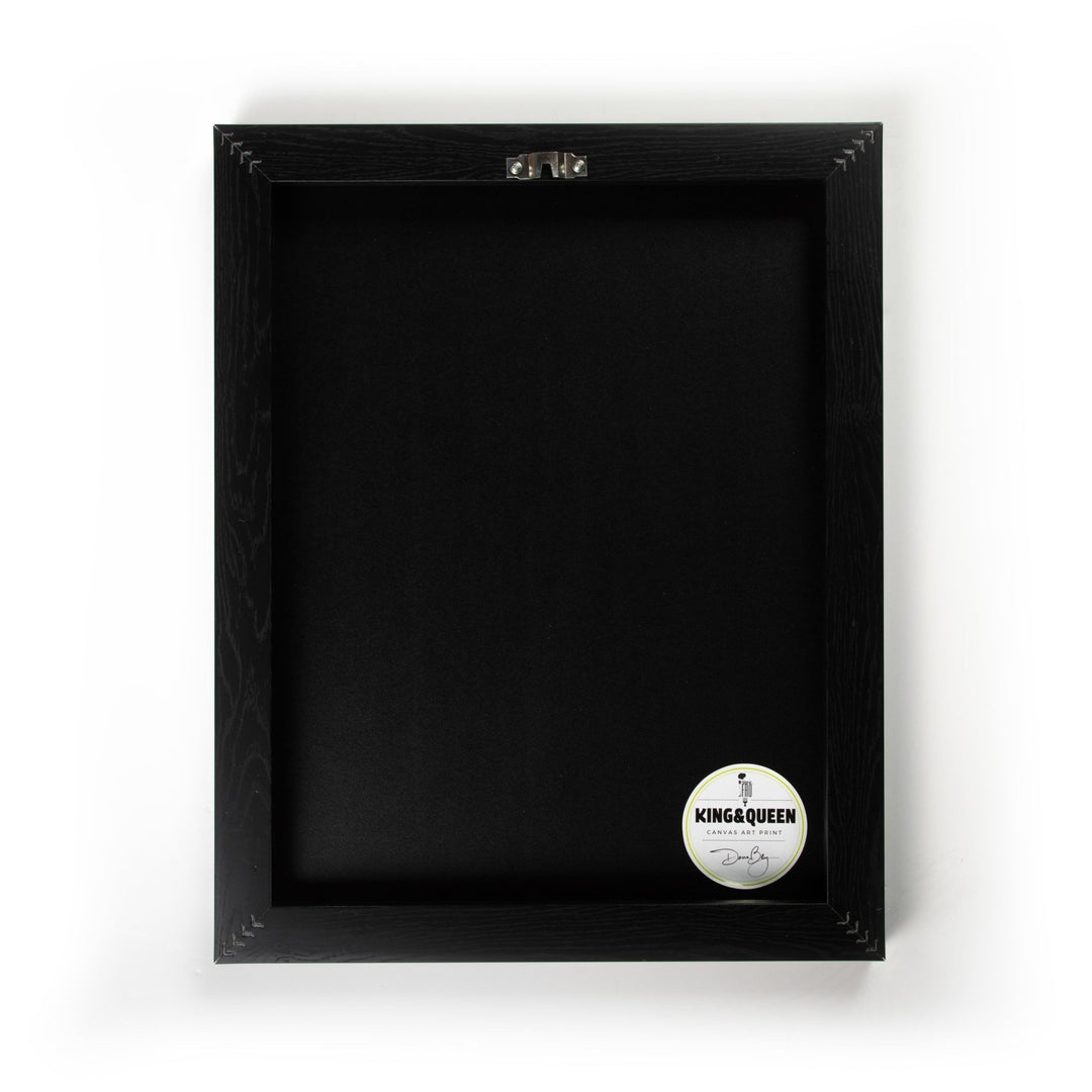 King & Queen Floating Frame Canvas Art Print - Especially Yours