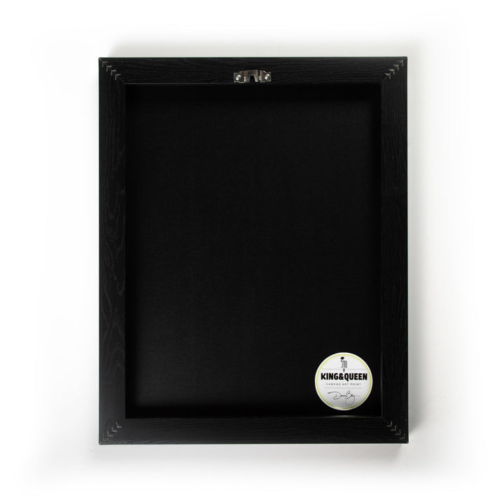 King & Queen Floating Frame Canvas Art Print - Especially Yours