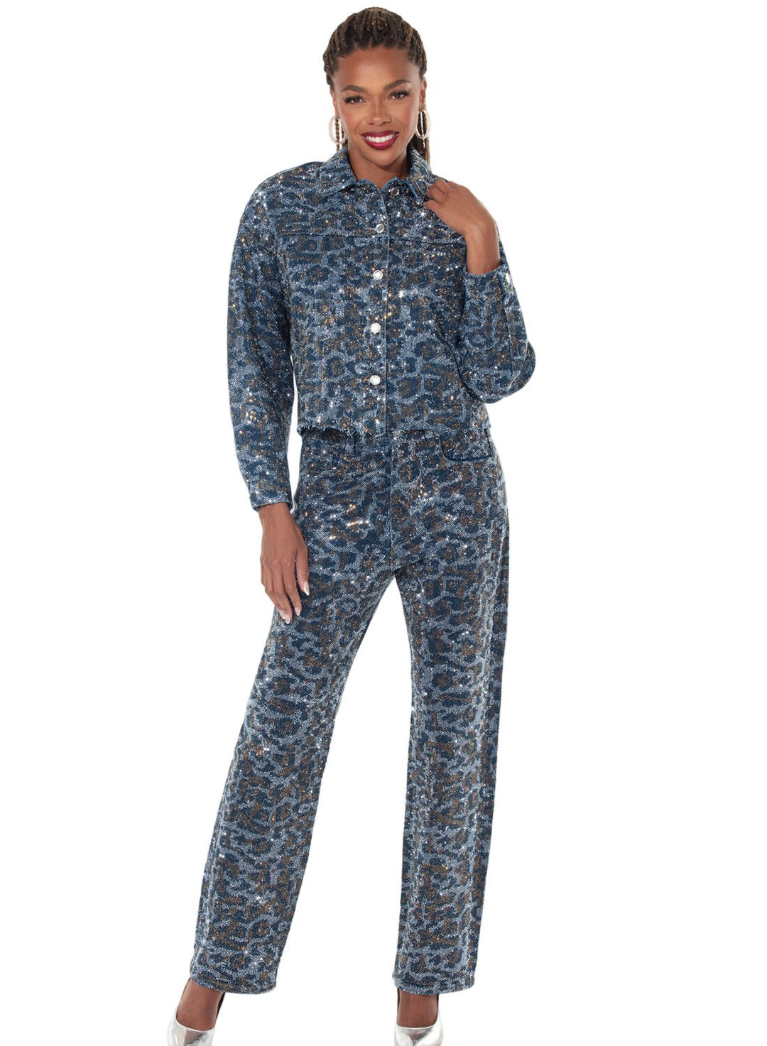 Donna Vinci Jeans, Style 8504 - 2pc. Jacket & Pant Set - Especially Yours