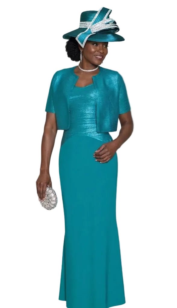 Shimmer Bolero and Column Gown Set by Lily & Taylor - Especially Yours