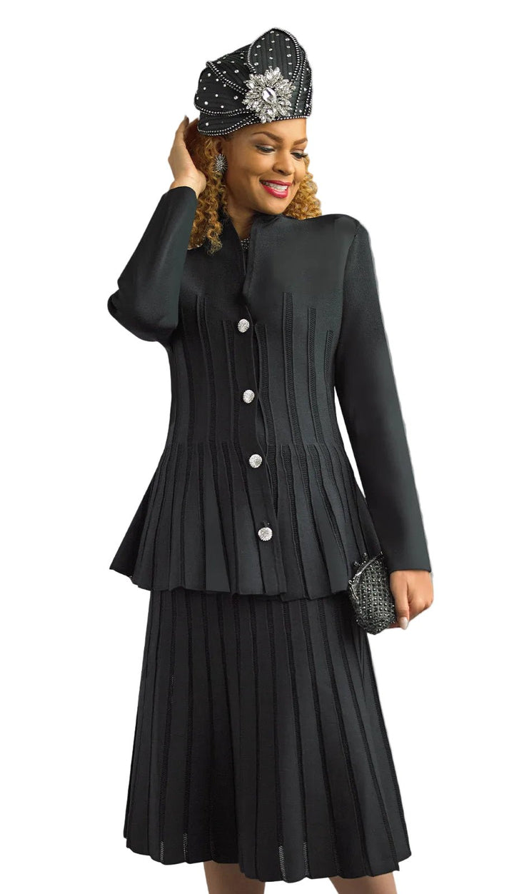 Elegant Ribbed Skirt Suit by Lily & Taylor - Especially Yours