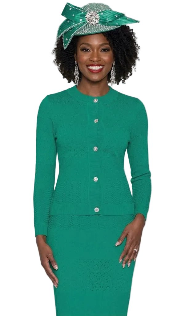 "Shine in Style: Knit Two - Piece Set with Sparkling Details" by Lily & Taylor - Especially Yours