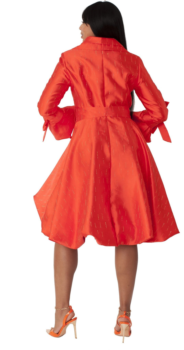 Monaco Princess Taffeta Bow Coat Dress - 9723 - Especially Yours
