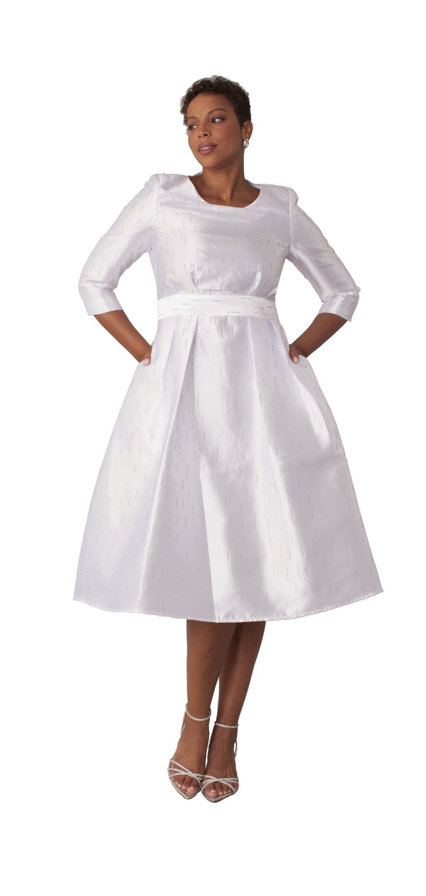 Shimmer A-Line Tea Length Dress - 9763 - Especially Yours Shimmer A-Line Tea Length Dress - 9763 - Especially Yours