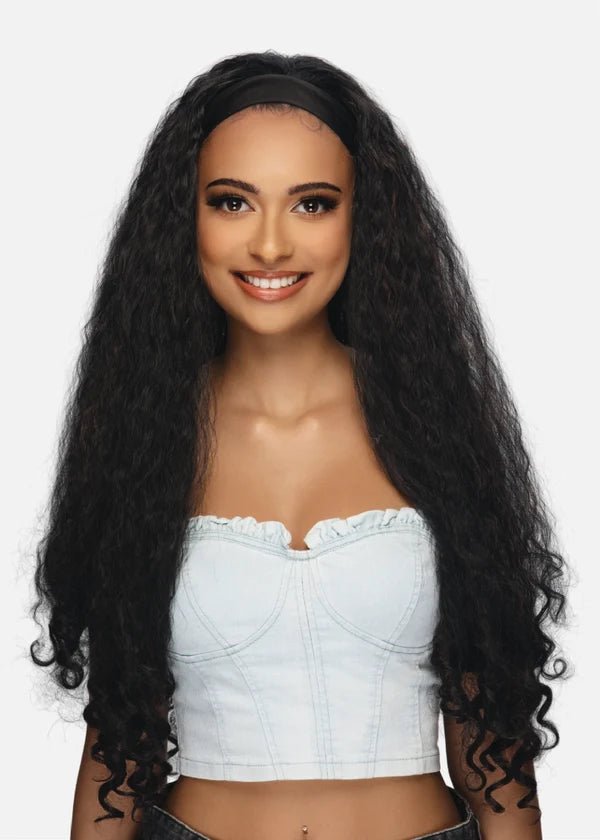 26” LOOSE BURMESE CURLY HEAD BAND WIG By Amore Mio - Especially Yours