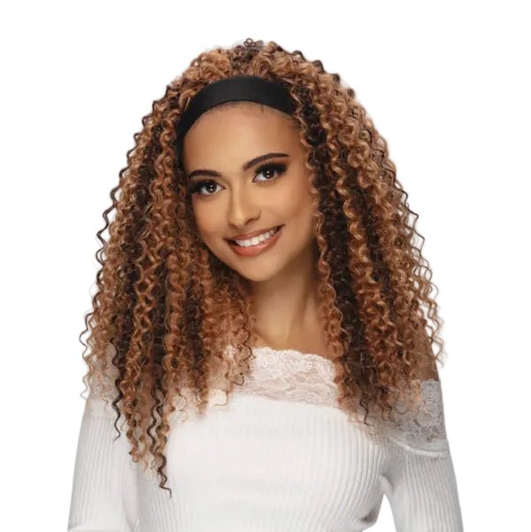 16” WATER CURL HEAD BAND WIG By Amore Mio - Especially Yours