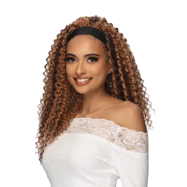 16” WATER CURL HEAD BAND WIG By Amore Mio - Especially Yours