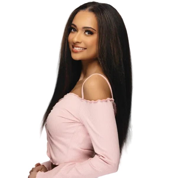 23” YAKI STRAIGHT HEAD BAND, V-PART WIG By Amore Mio - Especially Yours