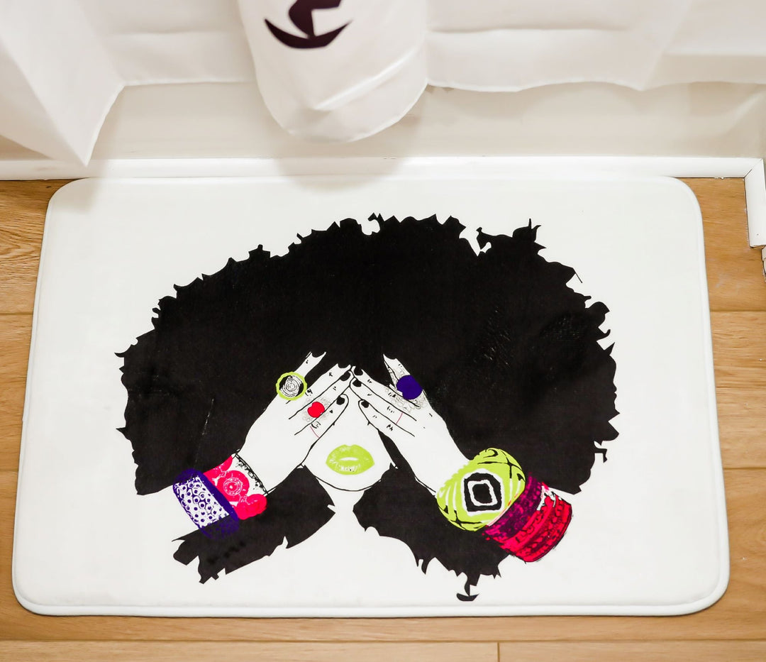 Shanell White Bath Mat - Especially Yours