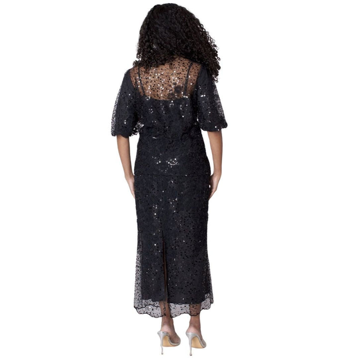Embroidered Sequin Organza Skirt Set - 82904 - Especially Yours