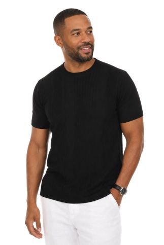 Men's Stylish Premium Knit Textured T-Shirt - Especially Yours
