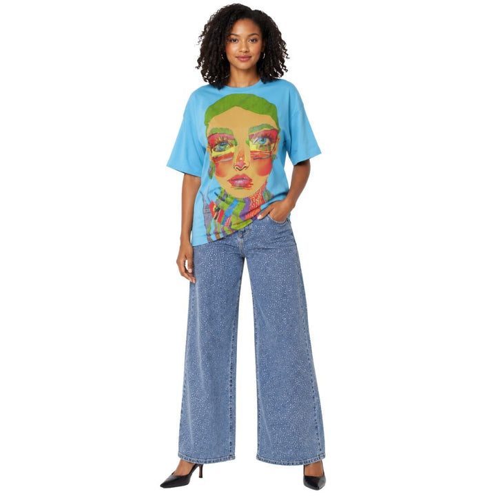 Electric Portrait Rhinestone Tee - 83064 - Especially Yours