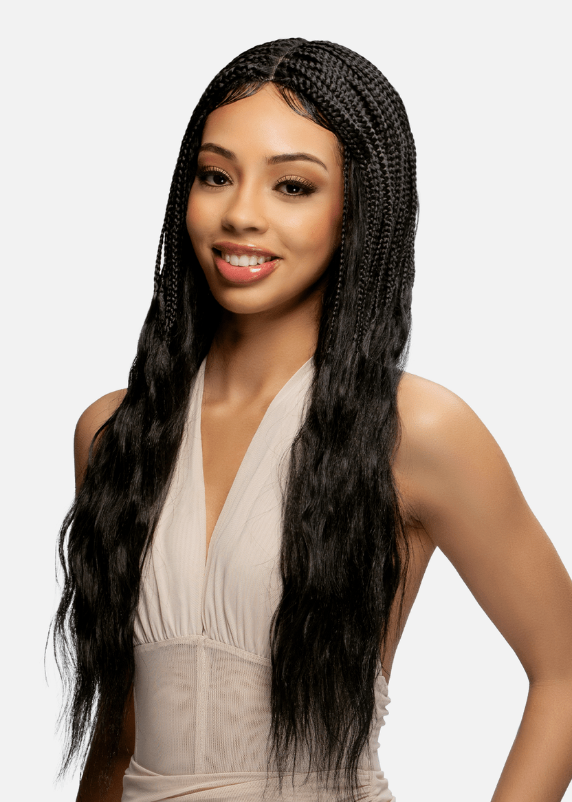 Arte Long Box Braid Wig with Wavy Ends – Vivica A. Fox - Especially Yours