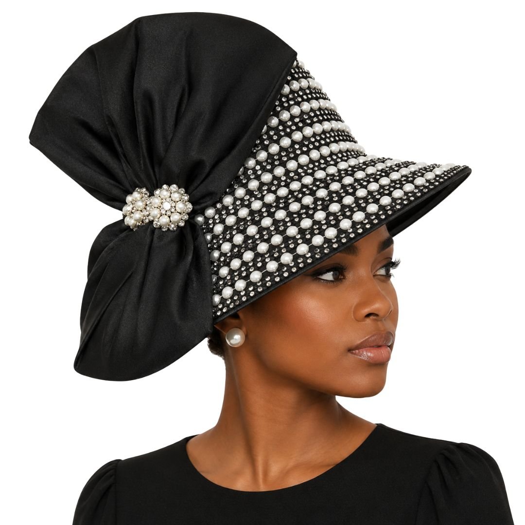 Faberge Crystal Jewel Bucket Church Hat - Whittall & Shon - Especially Yours