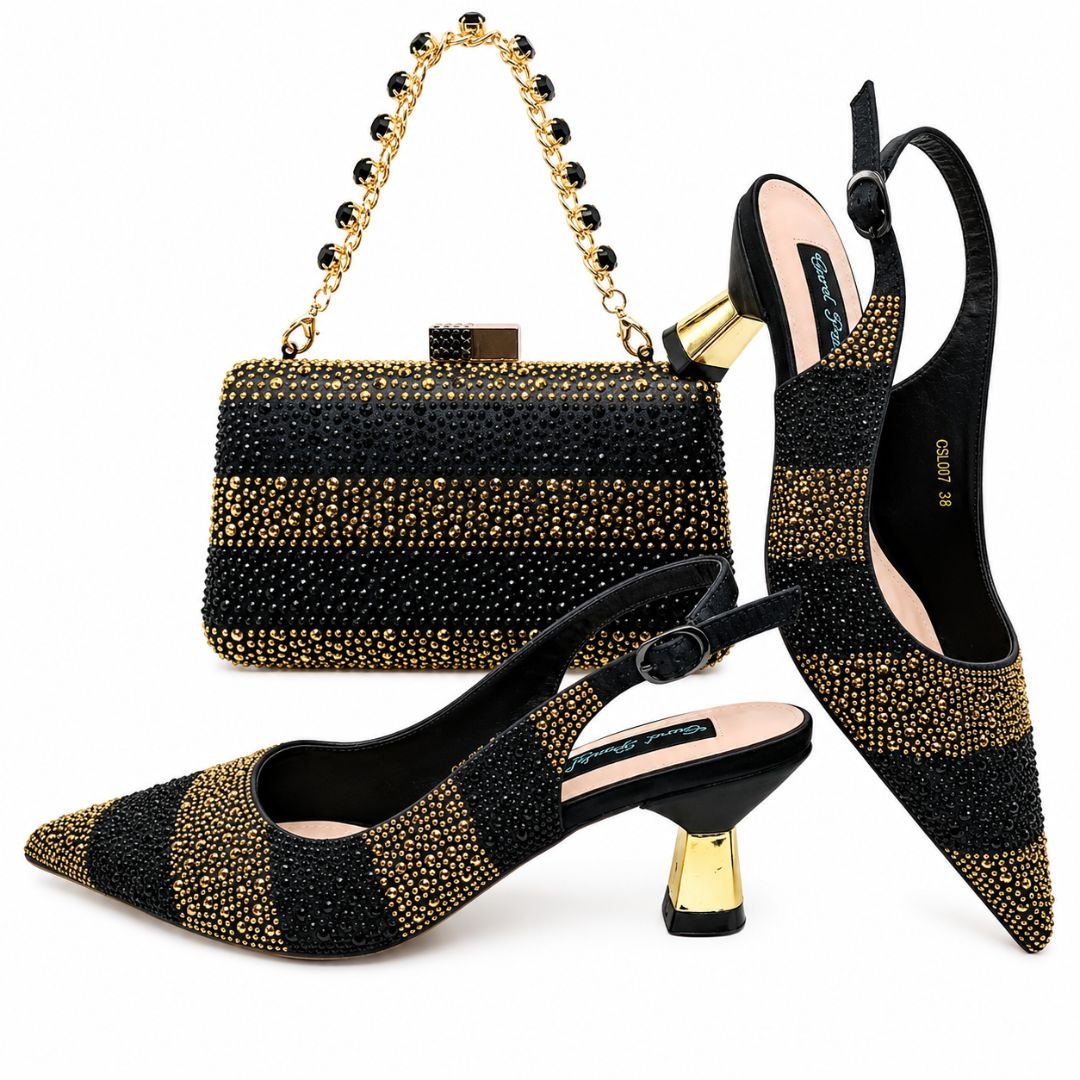 Ladies Shoes With Matching Bag Set - ED101 - Especially Yours