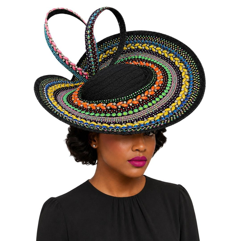 Murano Crystal Platter Church Hat - Whittall & Shon - Especially Yours