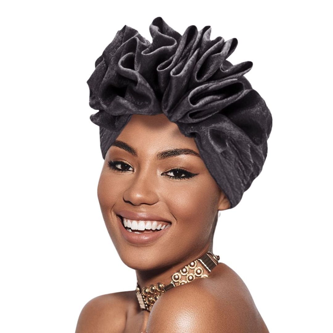 Ruffled Statement Turban Hair Wrap - Especially Yours