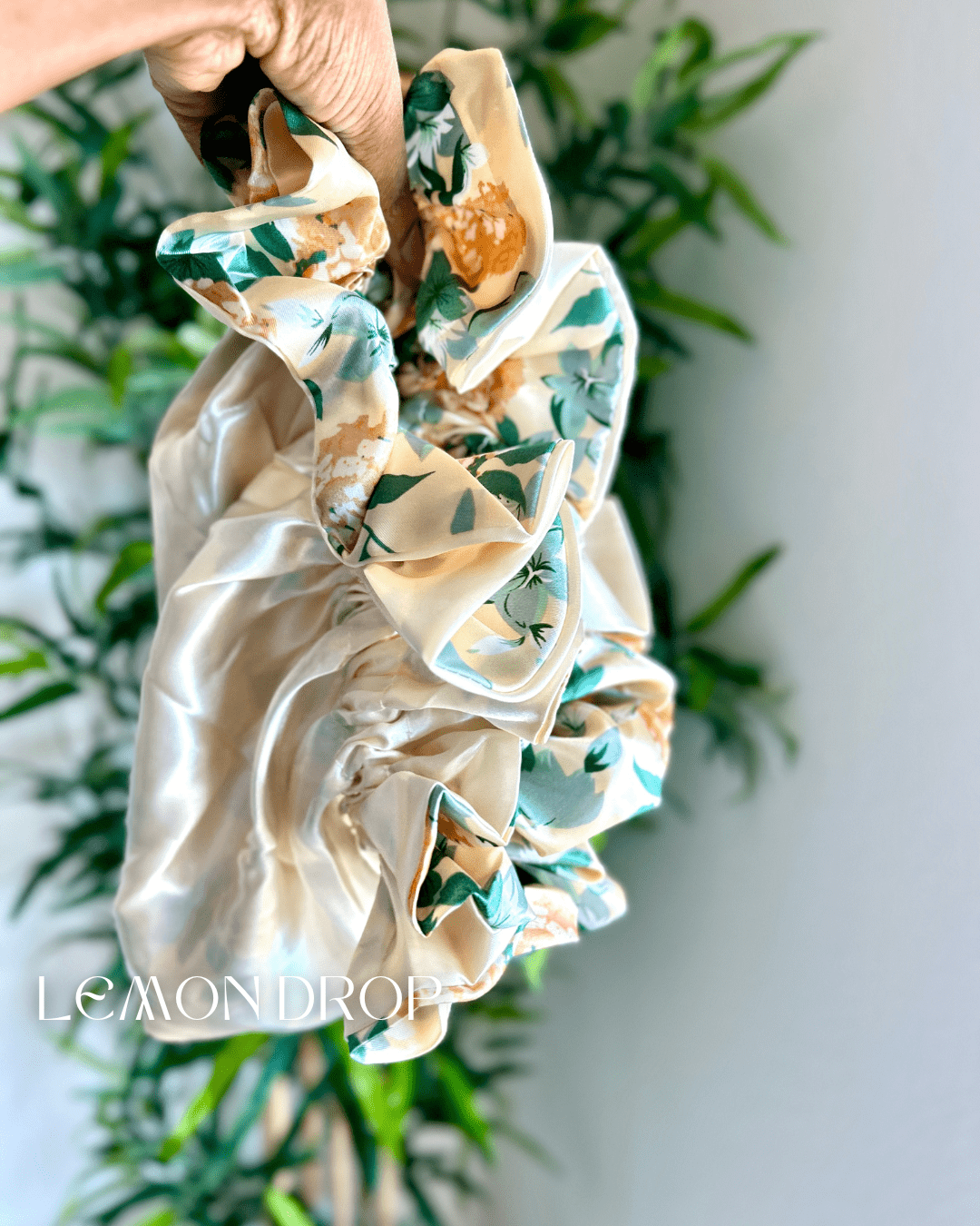 Garden Peach All Satin Bonnet - Especially Yours