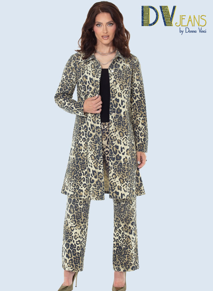 Donna Vinci Jeans, Style 8503 - 2pc. Jacket & Pant Set - Especially Yours