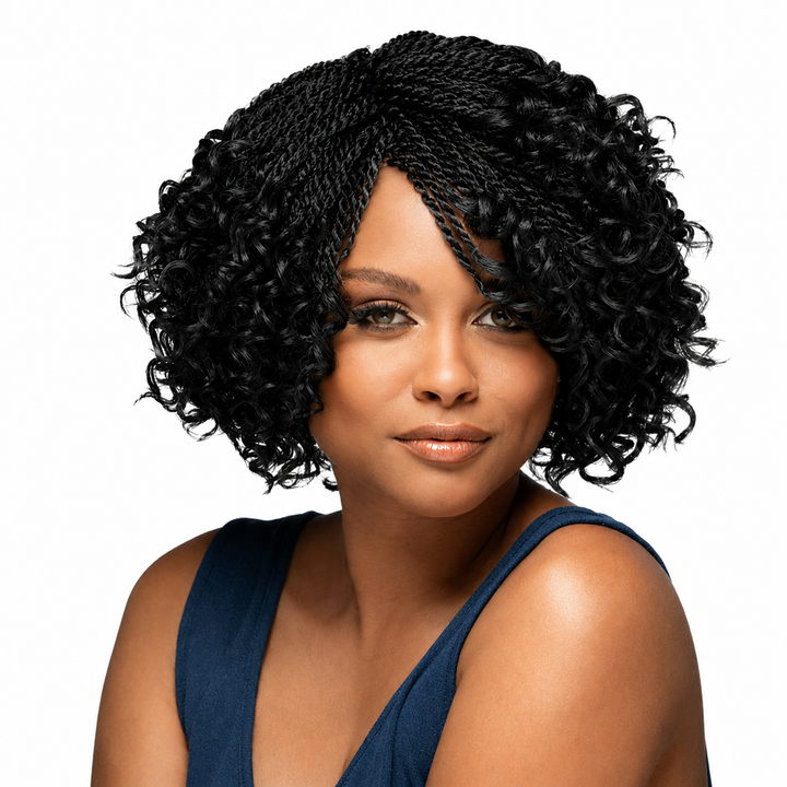 Tee Braided Curly Bob Wig by Especially Yours