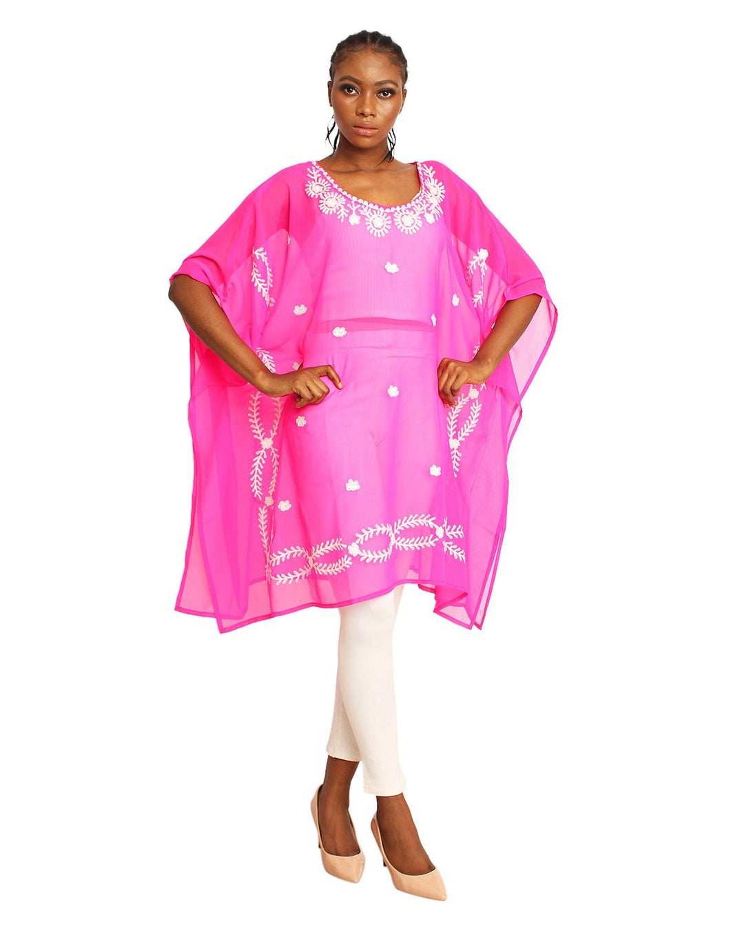 Flurry Of Fleurs Embroidered Tunic by Sante - Especially Yours