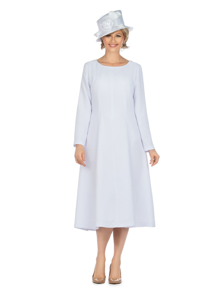 1pc Washable Paneled A-line Simple Dress