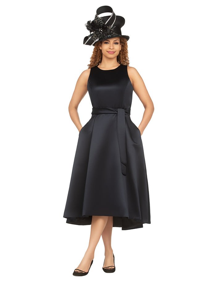 Sleeveless Full Flare Hi-Lo Drs w/ Styling Belt - Especially Yours