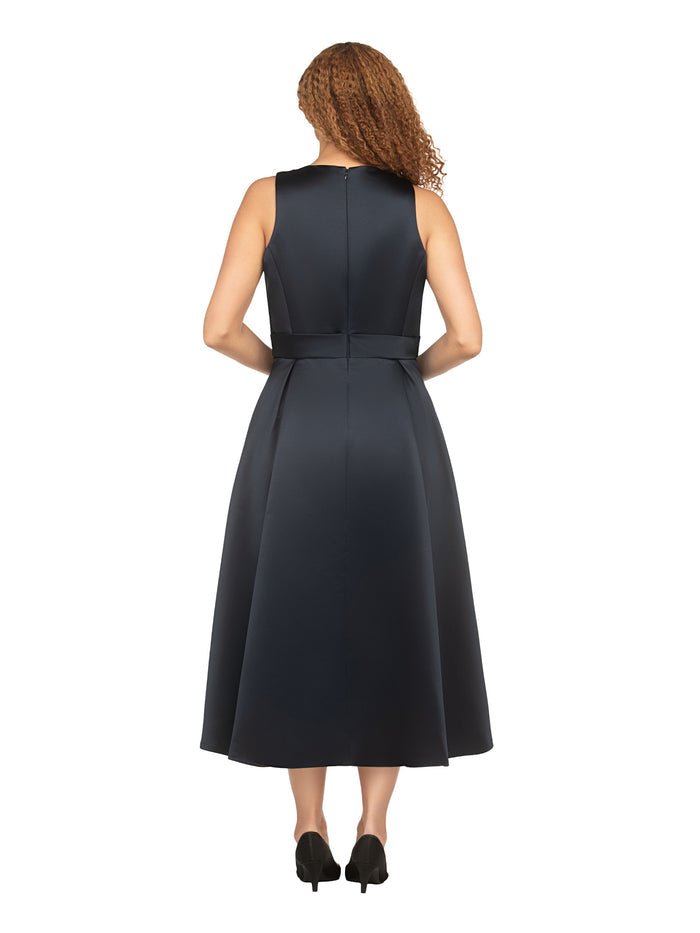 Sleeveless Full Flare Hi-Lo Drs w/ Styling Belt - Especially Yours