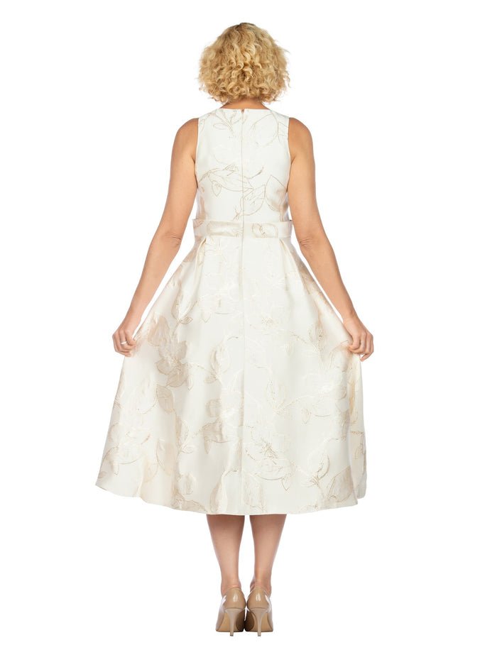 Sleeveless Full Flare Hi-Lo Drs w/ Styling Belt - Especially Yours