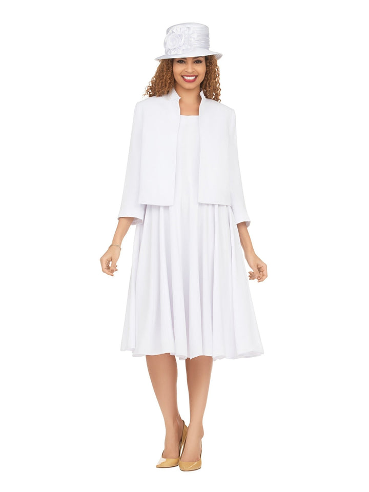 2pc Multi - Paneled Flare Dress w/ Jkt - Plus size - Especially Yours