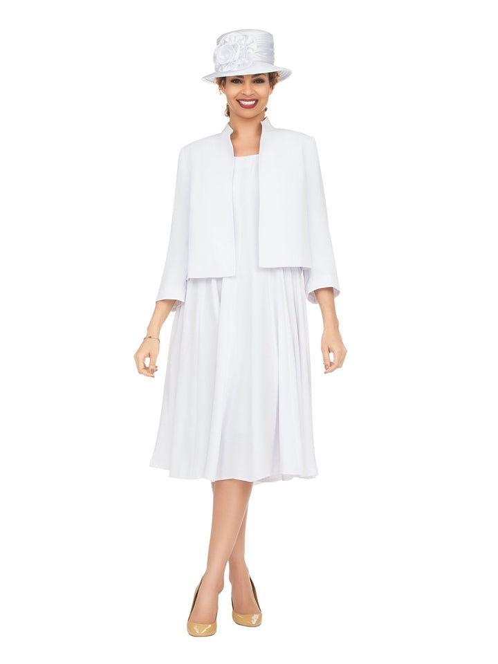 2pc Multi - Paneled Flare Dress w/ Bolero Jkt - Especially Yours