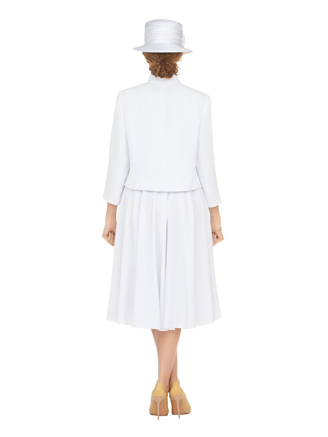 2pc Multi - Paneled Flare Dress w/ Bolero Jkt - Especially Yours