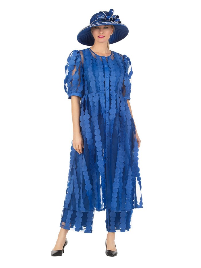 3pc Sheer Long Jkt, Cami+Pants Set - Especially Yours