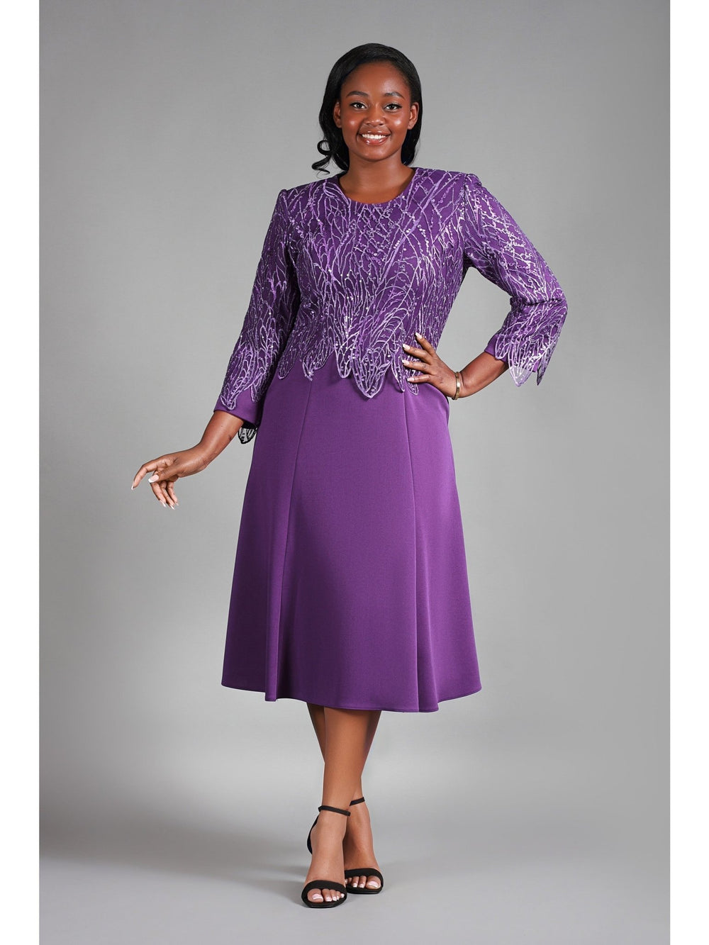 A - line Scuba Drs w/ Lux Lace Overlay - Especially Yours