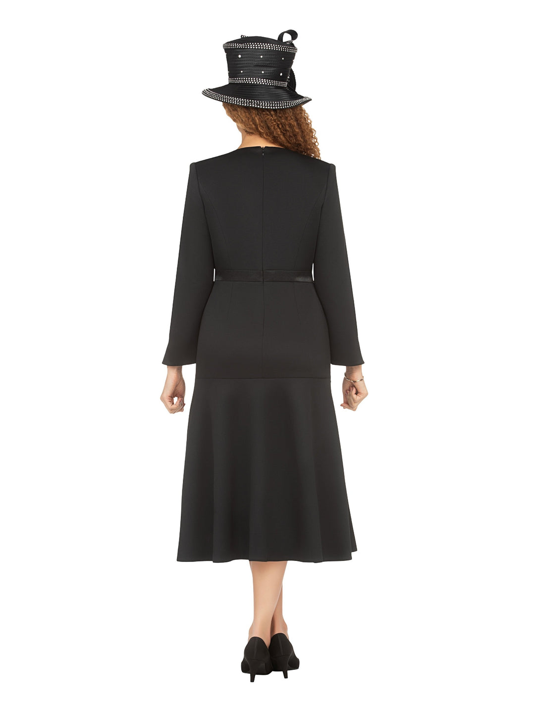 Light Scuba A-Line Dress w/ Galaxy Stone Decor