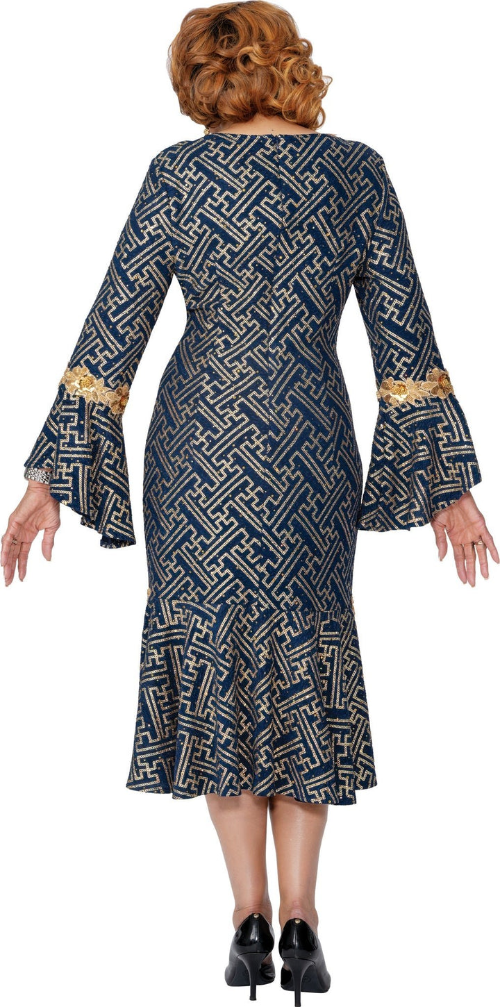 1pc Novelty Womens Church Dress With Tessellating Pattern DCC309961 - Especially Yours